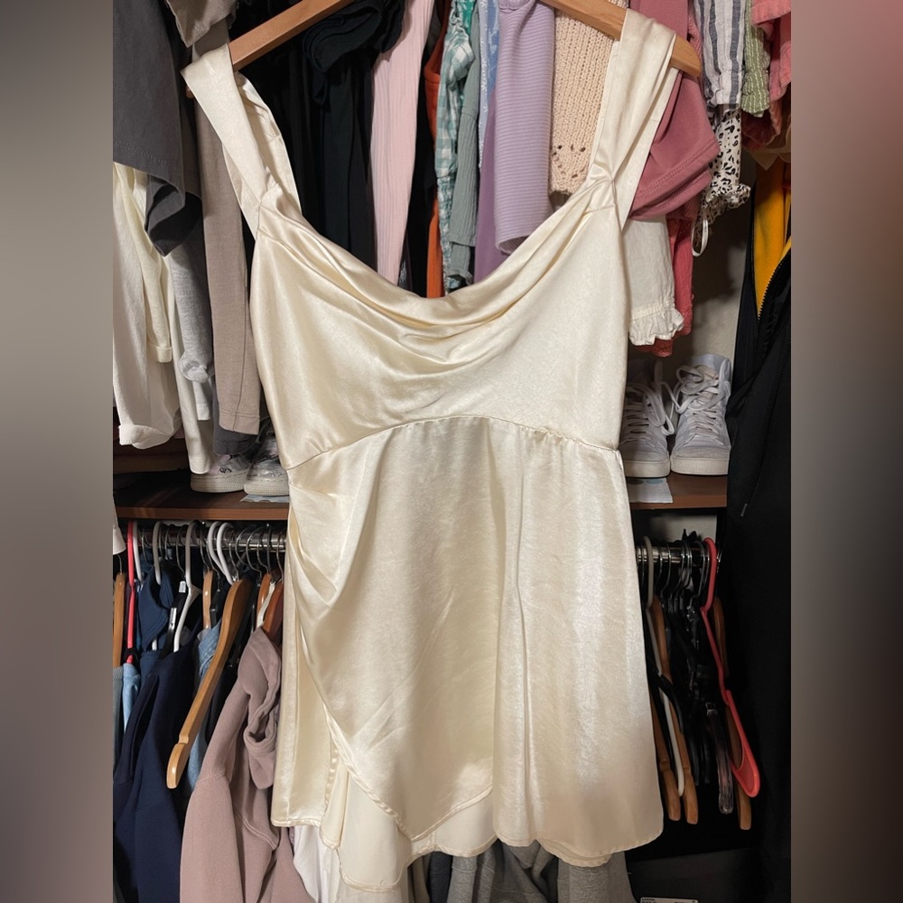 RunawayThe Label Ivory Mini Dress